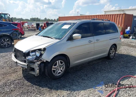 2005 Honda Odyssey Ex-L из США, поврежденный, VIN 5FNRL38785B053913
